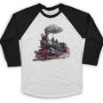 Classic Steam Train Enthusiasts Nostalgia For Train Lovers Baseball Raglan Shirt Classic Steam Train Enthusiasts Nostalgia For Train Lovers Baseball Raglan Shirt