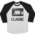 Classic VHS Tape Nostalgia Retro Baseball Raglan Shirt Classic VHS Tape Nostalgia Retro Baseball Raglan Shirt