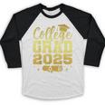 College Grad Class Of 2025 Senior Graduate Graduation Baseball Raglan Shirt