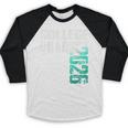 College Grad Class Of 2026 Graduation Baseball Raglan Shirt