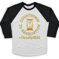 Countdown To Graduation Hourglass Senior Class Of 2022 Baseball Raglan Shirt