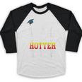 Criminal Justice Graduation Tshirt One Degree Hotter Baseball Raglan Shirt