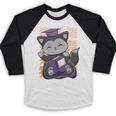 Cute Anime Fox Graduate Of A Class For Graduation Baseball Raglan Shirt