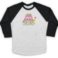 Cute Pink School Owl Class Of 2018 Graduation Baseball Raglan Shirt