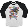Dabbing 4th Grade Unicorn Graduation Class Of 2021 Nailed It Baseball Raglan Shirt