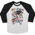 Dabbing 6th Grade Unicorn Graduation Class Of 2020 Nailed It Baseball Raglan Shirt