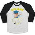 Dabbing Graduation Boy 8th Grade Class Of 2021 Baseball Raglan Shirt