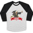 Dabbing Graduation Class Of 2018 TShirt History Month Baseball Raglan Shirt