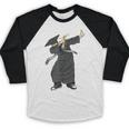 Dabbing Graduation Class Of 2024 Men Graduation Baseball Raglan Shirt