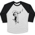 Dabbing Graduation Class Of 2025 Men Graduation Baseball Raglan Shirt