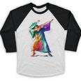 Dabbing Graduation Women Baseball Raglan Shirt