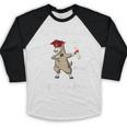 The Dabbing Llama Graduation Class Of 2018 T-Shirt Baseball Raglan Shirt