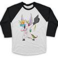 Dabbing Unicorn Graduation Class Of 2019 Women Baseball Raglan Shirt