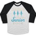 Dance Team Senior 2026 Senior Night Graduation Grad Baseball Raglan Shirt