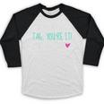 Dear Parents Tag You'Re It Love Teachers Graduation T-Shirt Baseball Raglan Shirt