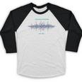 DIAL UP Modem Sound Of Progress 1996 Gen X Tech Nostalgia Premium Tri-Blend Baseball Raglan Shirt