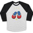 Discipline Arsenal Pinoy Nostalgia Filipino Tsinelas Premium Tri-Blend Baseball Raglan Shirt