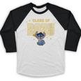 Disney Lilo & Stitch Graduation 2025 Stitch Collegiate Baseball Raglan Shirt