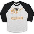 Doctor Of Education EdD Graduation ED Diva Baseball Raglan Shirt