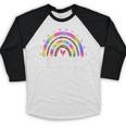 Doctor Of Physical Therapy Therapist DPT Graduation Rainbow Baseball Raglan Shirt