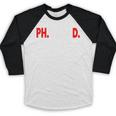Doctorate PhinisheD PhD Graduation Premium Baseball Raglan Shirt