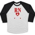 Earned It For Nurse Graduation Or RN LPN Nursing School Grad Baseball Raglan Shirt
