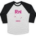 Earned It RN 2025 Nurse Graduation Nursing School Graduate Premium Tri-Blend Baseball Raglan Shirt