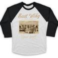 East Wing Never Forget American Vintage Nostalgia Premium Tri-Blend Baseball Raglan Shirt