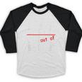 Eighth Grade Graduation Shirt Straight Outta 8th Grade Baseball Raglan Shirt