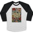Elder Emo Floral Gothic Vintage Nostalgia Baseball Raglan Shirt