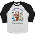 Elder Emo Nostalgia Skeleton Hand Baseball Raglan Shirt