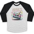 Elder Millennials Embracing 90s Rewind Nostalgia Vibes Baseball Raglan Shirt