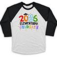 Elementary Graduate 2026 Graduation Class Of 2026 Kids Baseball Raglan Shirt