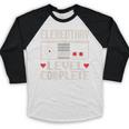Elementary Level Complete Gamer Class Of 2025 Graduation Baseball Raglan Shirt