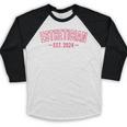 Esthetician Est 2024 For Esthetician Student Graduation Baseball Raglan Shirt