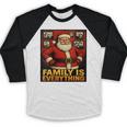 Family Christmas Retro Santa Holiday Nostalgia Vibes Baseball Raglan Shirt Family Christmas Retro Santa Holiday Nostalgia Vibes Baseball Raglan Shirt