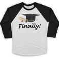 Finally I'm Graduate Graduation Baseball Raglan Shirt