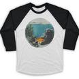 Fish Bowl Frutiger Aero Y2K Retro Vibes Baseball Raglan Shirt Fish Bowl Frutiger Aero Y2K Retro Vibes Baseball Raglan Shirt