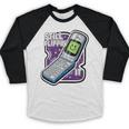 Still Flippin' It Retro Flip Phone 90s Y2K Nostalgia Baseball Raglan Shirt