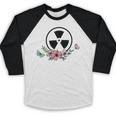 Floral Rad Tech Radiology Graduation X-Ray Tech Baseball Raglan Shirt