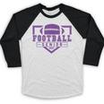 Football Senior Night Football Senior 2025 Graduation 36 Baseball Raglan Shirt