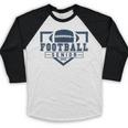 Football Senior Night Football Senior 2025 Graduation 44 Baseball Raglan Shirt