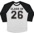 Freshman Class Of 2026 High School Senior Graduation Baseball Raglan Shirt
