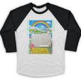 Frutiger Aero Aesthetic Rainbow Glitch Art Baseball Raglan Shirt Frutiger Aero Aesthetic Rainbow Glitch Art Baseball Raglan Shirt