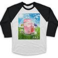 Frutiger Aero Aesthetic Tech Kawaii Strawberry Milk Fishes Raglan Baseball Tee Baseball Raglan Shirt Frutiger Aero Aesthetic Tech Kawaii Strawberry Milk Fishes Raglan Baseball Tee Baseball Raglan Shirt