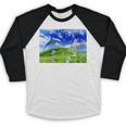 Frutiger Aero Dolphin Meadow Aesthetic Y2k 2000s Ironic Baseball Raglan Shirt Frutiger Aero Dolphin Meadow Aesthetic Y2k 2000s Ironic Baseball Raglan Shirt