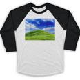 Frutiger Aero Meadow Aesthetic Y2k 2000s Ironic Nostalgic Baseball Raglan Shirt Frutiger Aero Meadow Aesthetic Y2k 2000s Ironic Nostalgic Baseball Raglan Shirt