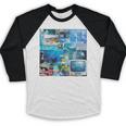 Frutiger Aero Retro Vibes Premium Tri-Blend Baseball Raglan Shirt