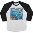 Frutiger Aero Retro Vibes Y2K Retro Grunge Baseball Raglan Shirt