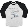 Frutiger Aero Y2K Fashion Trends Statement Piece Tech Orb Premium Tri-Blend Baseball Raglan Shirt
